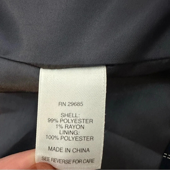 Pendleton Women's Blazer Navy Blue Pinstripe Size 6 Career Office - Picture 3 of 7